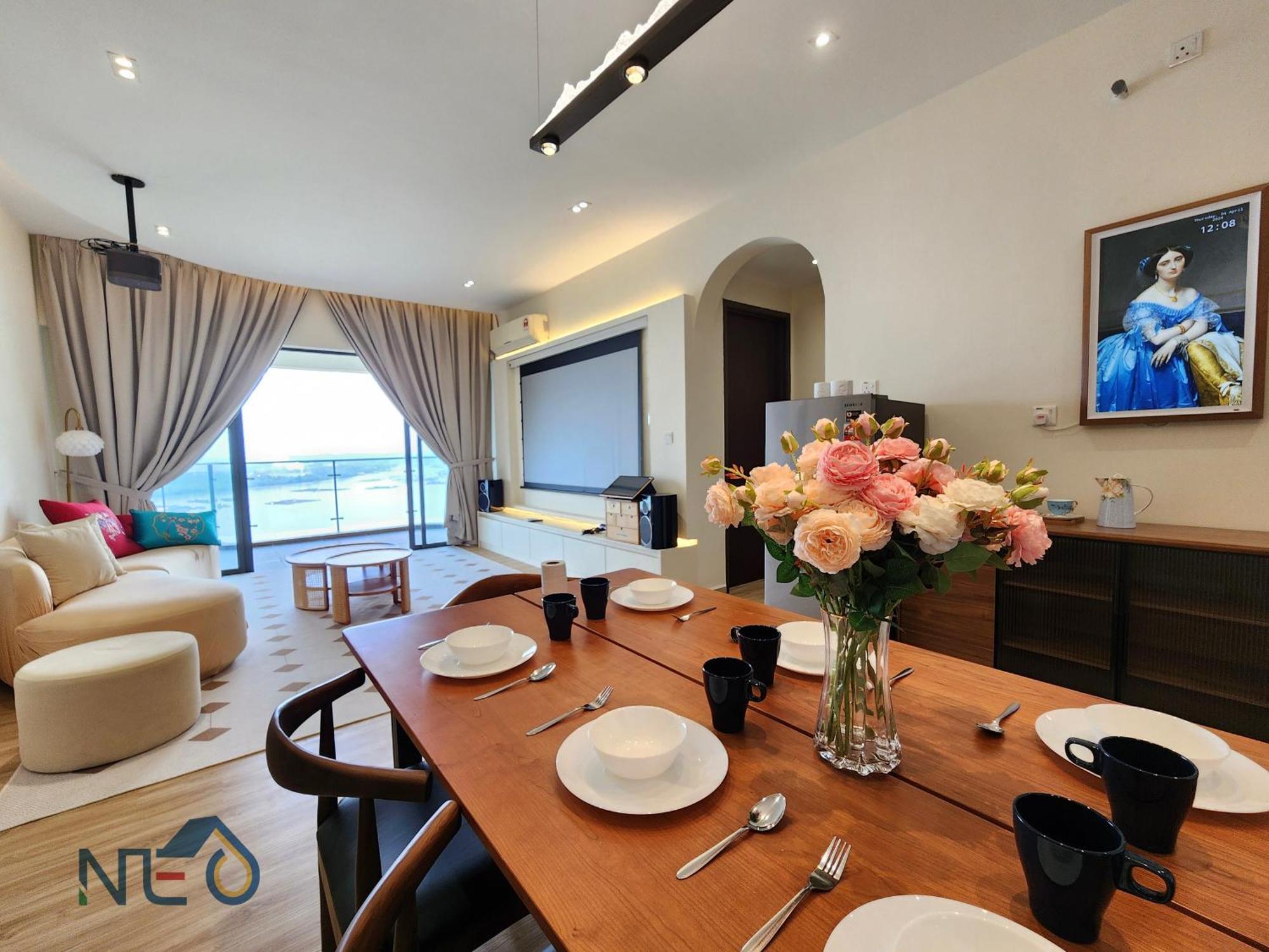 جوهر بهرو Country Garden Danga Bay Instyle Sea View Homestay Suite By Neo الغرفة الصورة