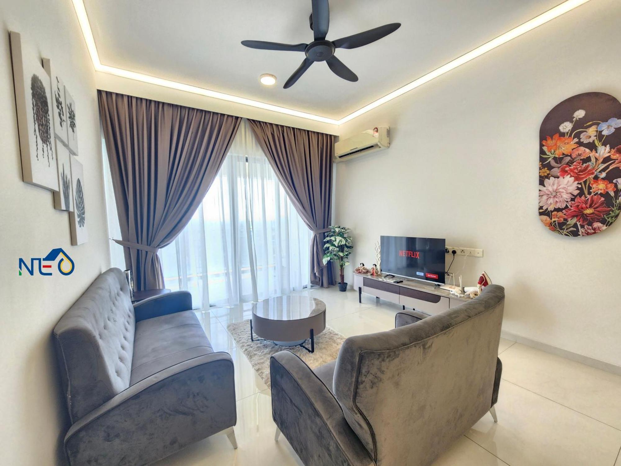 Country Garden Danga Bay Instyle Sea View Homestay Suite By Neo جوهر بهرو الغرفة الصورة